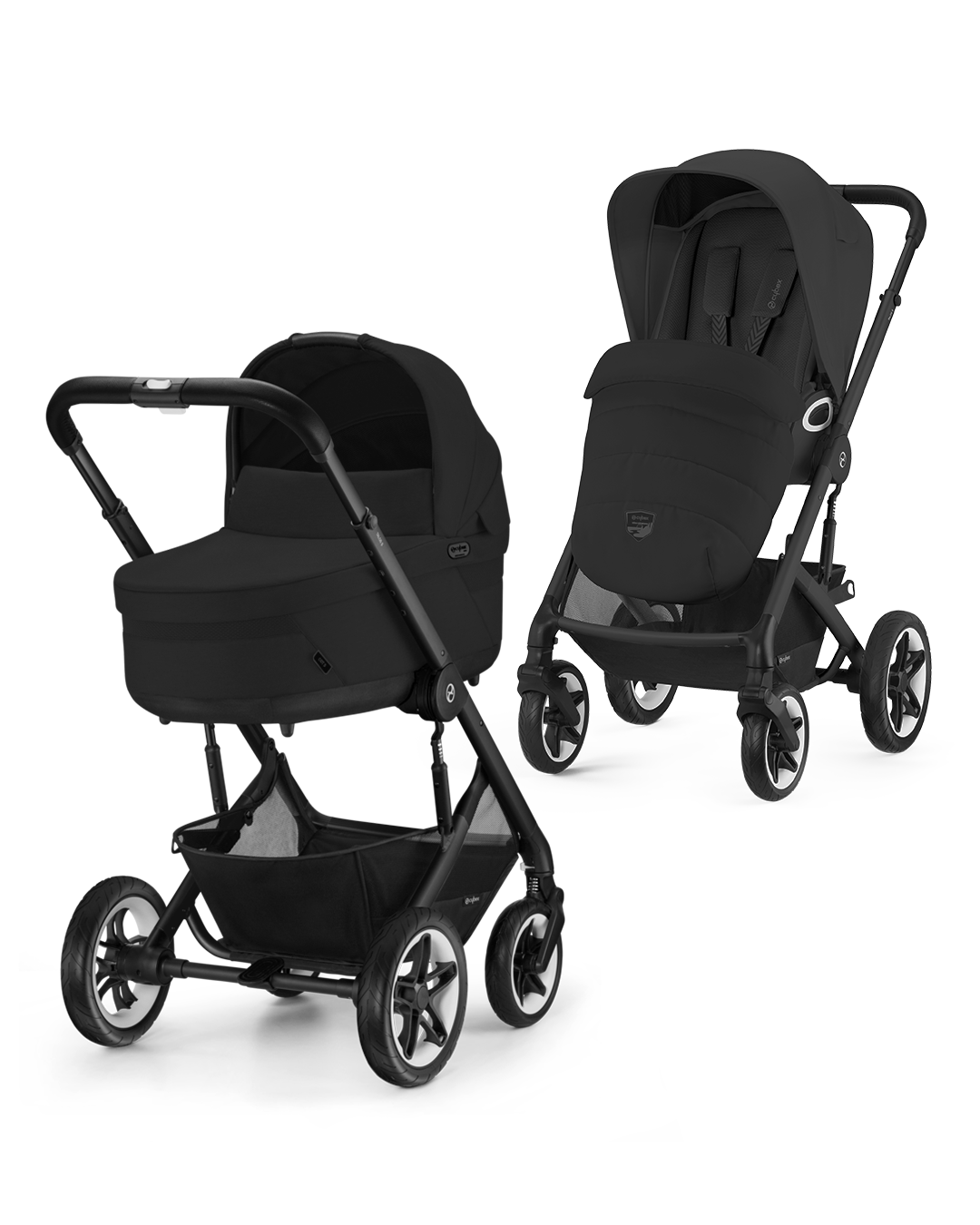 Talos S Lux inkl. liggedel - Moon Black